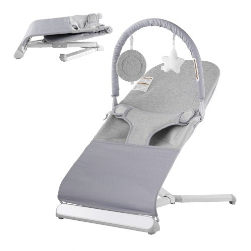 Baby Bouncer, Folding Bouncer Seat for Babies 0-9 Months, Newborn